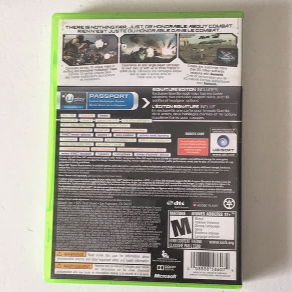 ‼️3/15‼️ Tom Clancy’s Ghost Recon Future Soldier xbox 360 Game - Picture 2 of 5